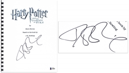 J.K. Rowling Signed Screenplay for Harry Potter and the Goblet of Fire -- With Beckett COA